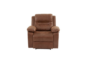 English Elm Modern Leatherette Power Recliner with Usb Port Plush Arms for Living Room Comfort B011P467870