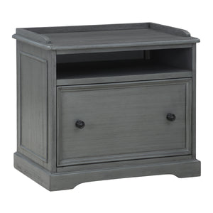 OSP Home Furnishings Country Meadows File Cabinet Plantation Grey