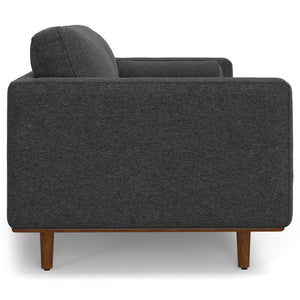 English Elm Morrison 2-Piece Sofa And Ottoman Set - Modern Charcoal Grey Comfort With Eco-Friendly Design B136P199227