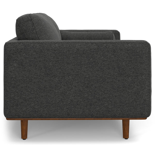 English Elm Morrison 2-Piece Sofa And Ottoman Set - Modern Charcoal Grey Comfort With Eco-Friendly Design B136P199227