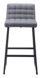 Pago Barstool - Set of 2 Gray 110072 Zuo Modern