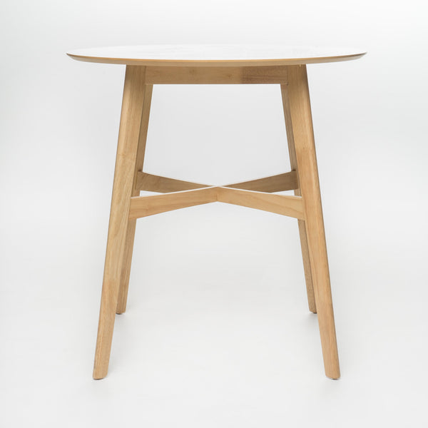 English Elm Christopher Knight Home® - Wood Mid Century Counter Height Round Dining Table with Oak-Look Top, Sturdy Rubberwood Legs, Stylish Finish Natural 58913.00OAK