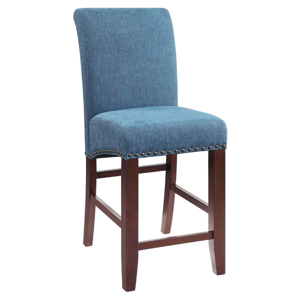 OSP Home Furnishings 24" Parsons Barstool Navy