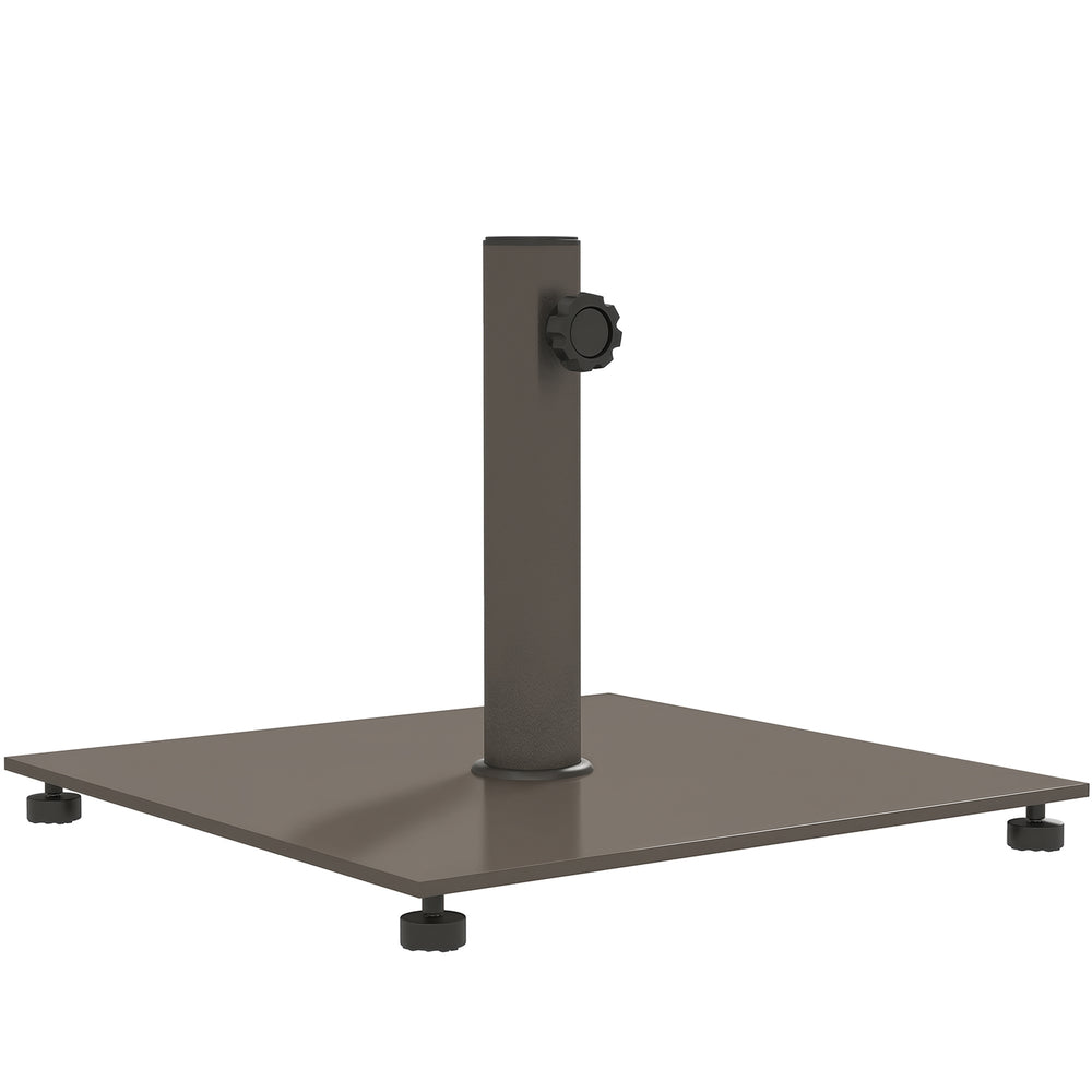 English Elm Outsunny Heavy Duty Steel Patio Umbrella Base 29 Lbs Powder Coated Outdoor Stand W2225P485558