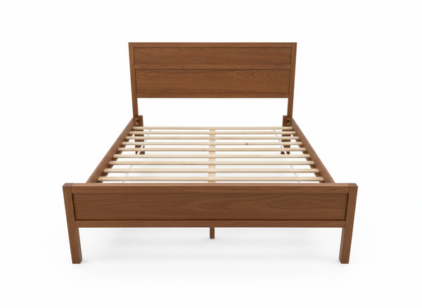 English Elm Maddox Modern Wood Queen Panel Bed With Underbed Storage, Durable Design & No-Box-Spring Support B050P396160