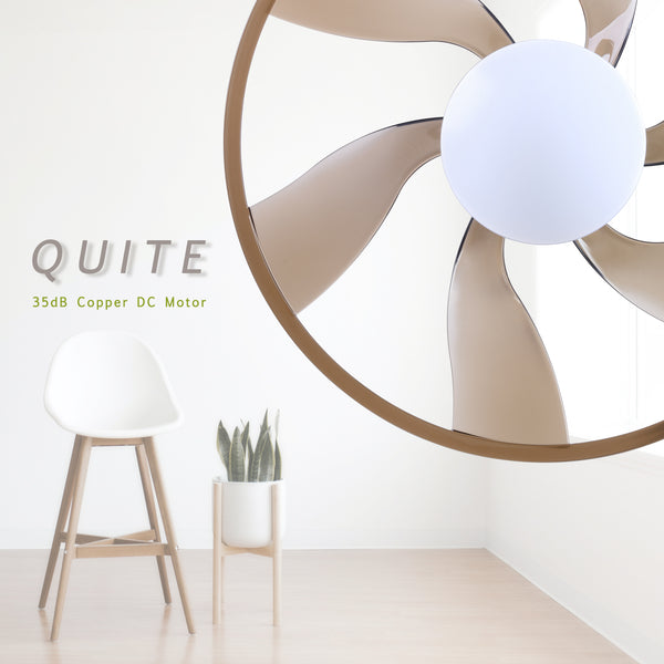 English Elm Light Pro 22" Led Indoor Coffee Ceiling Fan With Remote - Smart Control, Energy-Efficient Design T3177P284012