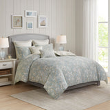 Harbor House Chelsea Traditional 3 Piece Cotton Duvet Cover Set HH12-249 Blue