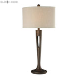 Martcliff 35'' High 1-Light Table Lamp - Burnished Bronze D2426 Elk Home