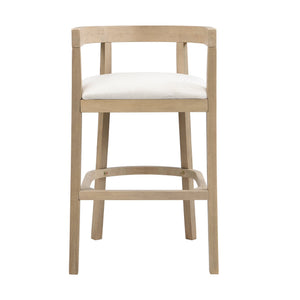 English Elm Christopher Knight Home® - Bar Stools Set Of 2 - Contemporary Rubberwood Design With Comfortable Upholstery For Home Bars N771P284165A