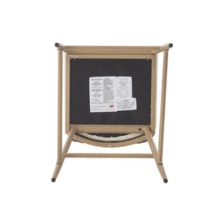 English Elm 25" Farmhouse Counter Stools Set of 2 Woven Rattan Back Iron Frame Kitchen Island N762P329089D