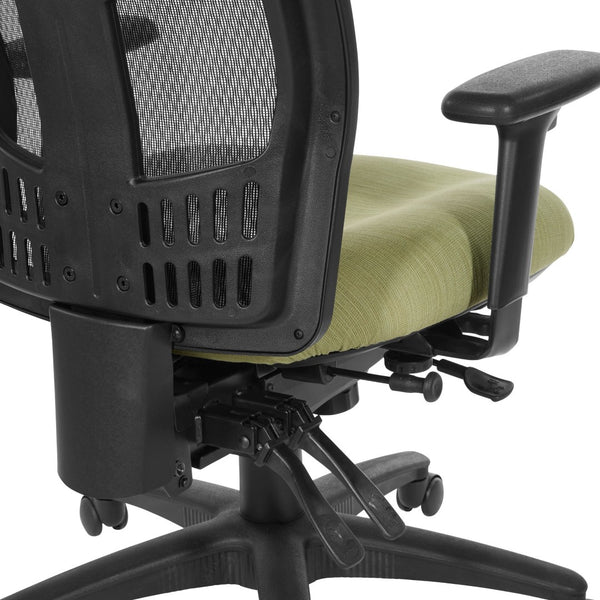 OSP Home Furnishings Progrid® Ergonomic Mesh High Back Office Chair with Lumbar Support and Adjustable Arms 92892-K015