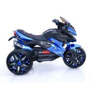 English Elm Kids Electric Three Wheel Motorcycle with Led Lit Wheels Pu Seat and Bluetooth Audio W1760P252040