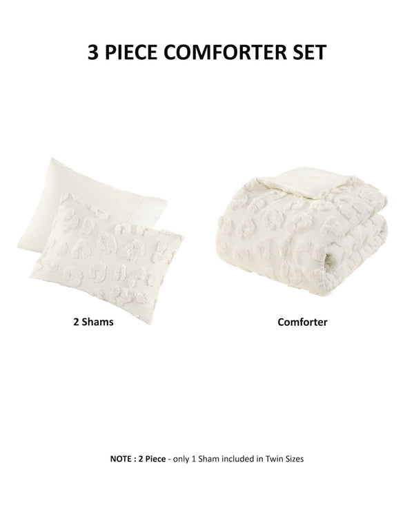 English Elm Animal Chenille Comforter Set For Twin/Twin Xl - Cozy, Playful Design With Soft Microfiber Reverse B035P294492