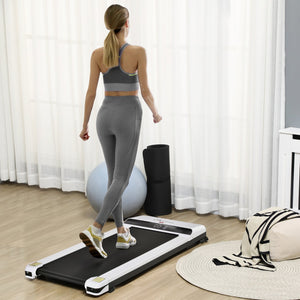 English Elm Soozier Walking Pad Treadmill Slim Portable Under Desk Design with Led and Remote W2225P200742
