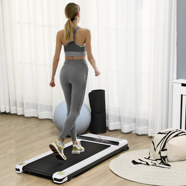 English Elm Soozier Walking Pad Treadmill Slim Portable Under Desk Design with Led and Remote W2225P200742