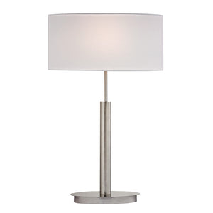 Port Elizabeth 24'' High 1-Light Table Lamp - Satin Nickel D2549 Elk Home