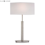 Port Elizabeth 24'' High 1-Light Table Lamp - Satin Nickel D2549 Elk Home