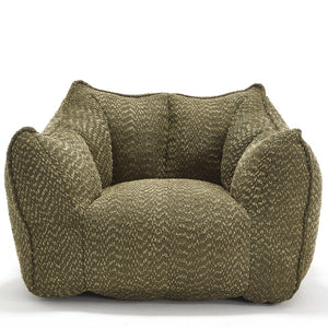 English Elm Sofa plush beanbag chair with superfiber cover and resilient foam filling for ultimate home comfort and relaxation Olive Green W1996P252266