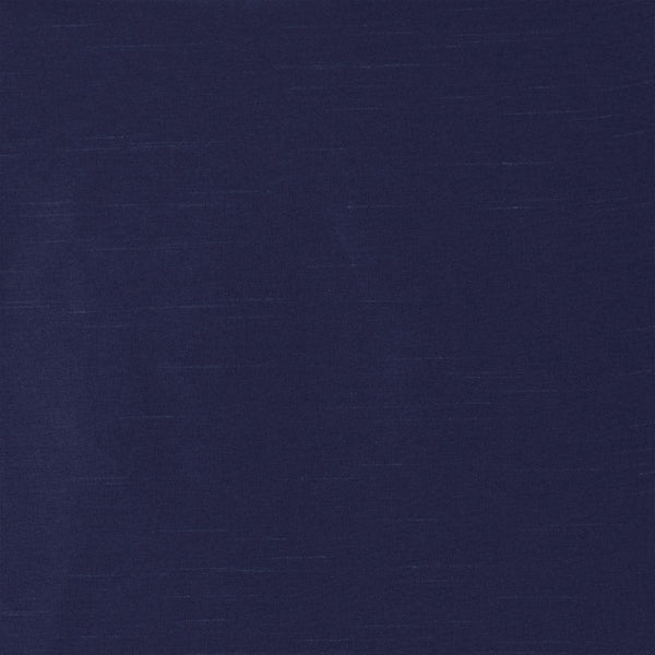 English Elm Twist Tab Lined Faux Silk Curtain Panel In Navy - Elegant 50X95" Design For Luxurious Living Spaces B03598204-GIGA