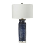 Wrapped Rope 30'' High 1-Light Table Lamp - Navy D2594 Elk Home