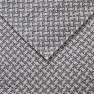 English Elm 4-piece Cal King Cotton Sheet Set Snowflake Print Breathable Wrinkle Resistant Bedding B035P408379