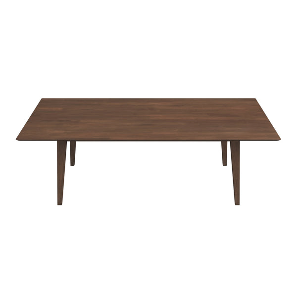 English Elm Ashcroft Furniture - Levi Modern Solid Wood Rectangular Dining Table - Water-Resistant Walnut Top For 6 Adults B183P231876