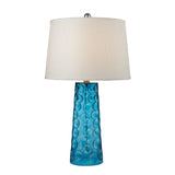 Hammered Glass 27'' High 1-Light Table Lamp