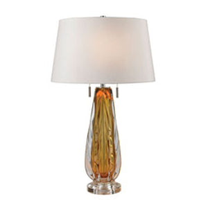 Modena Free Blown 26'' High 2-Light Table Lamp - Amber D2669W Elk Home