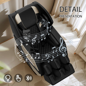 English Elm Massage Chair Recliner - Zero Gravity Full Body Air Pressure For Ultimate Relaxation & Recovery W1875P300110