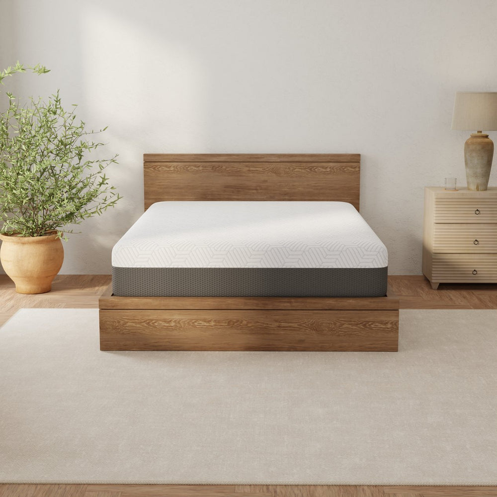English Elm Omne Fria Queen Soft Foam Mattress with Gel Memory Layer and Phase Change Cooling B047P316884