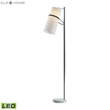 Banded Shade 70'' High 1-Light Floor Lamp - Matte Black - Includes LED Bulb D2730-LED Elk Home