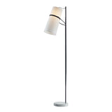 Banded Shade 70'' High 1-Light Floor Lamp - Matte Black D2730 Elk Home