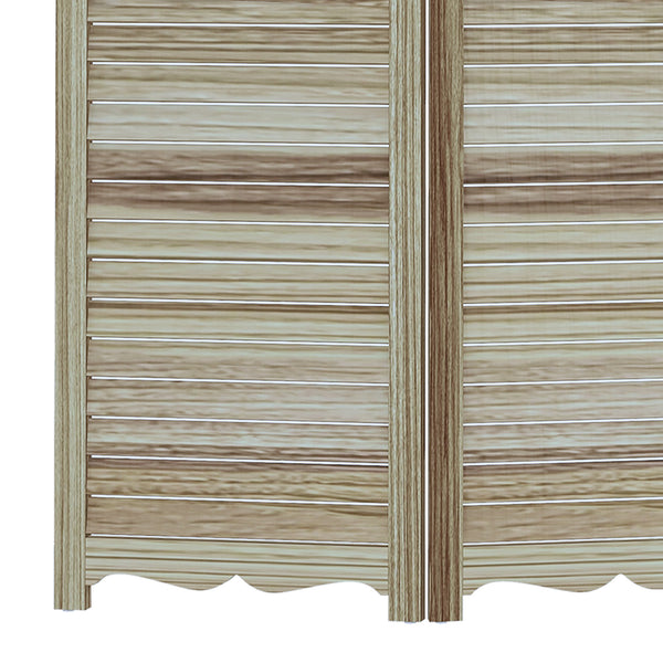 English Elm HOMCOM 4-Panel Wood Room Divider with Blackboard Panels, 5.5ft Freestanding Privacy Screen White W2225P173943