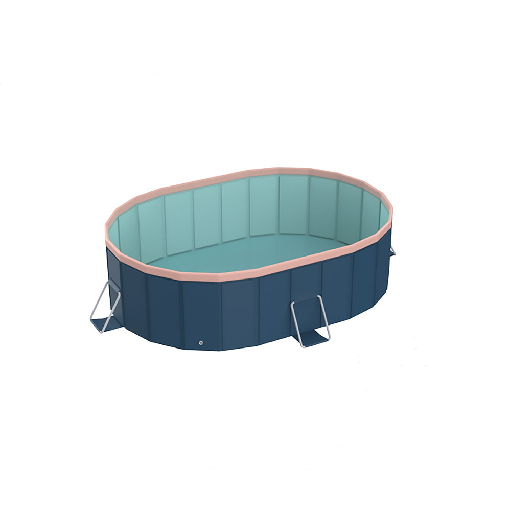 English Elm 1.8m Pvc Folding Pool No Pump Needed Fast Drain Backyard Patio Summer Cooling W2710P337292