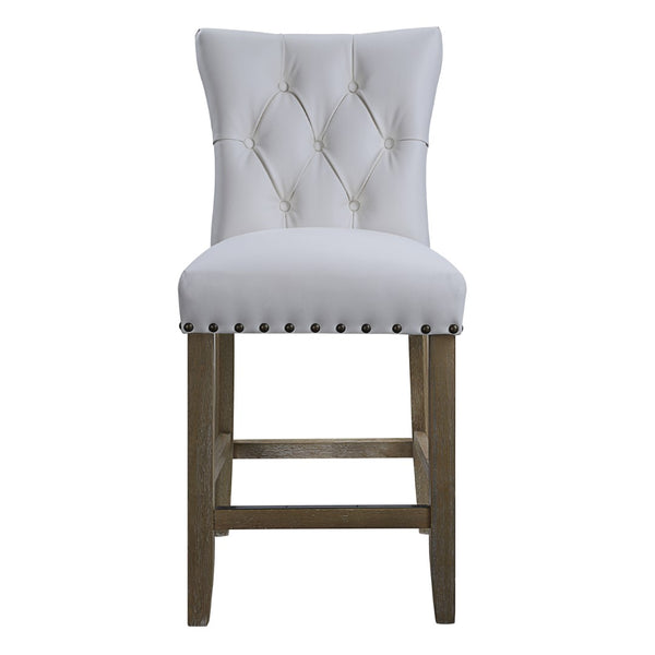 OSP Home Furnishings Preston 24" Counter Stool White Faux