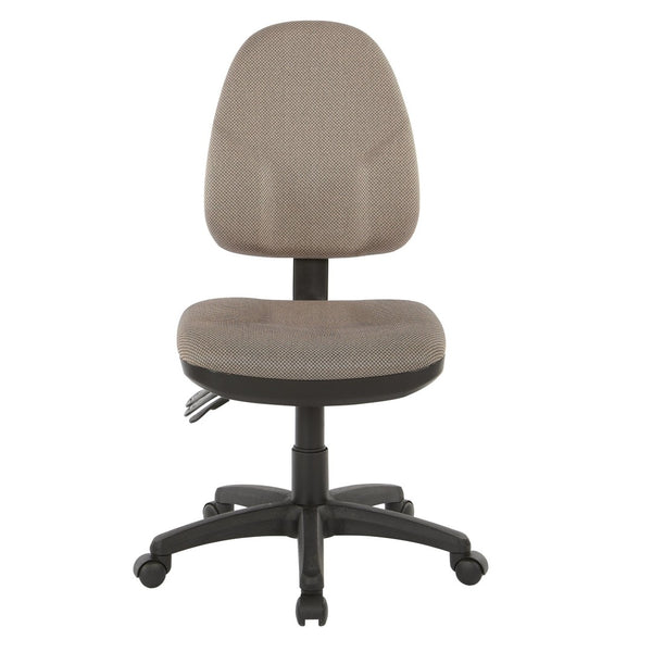 OSP Home Furnishings Dual Function Ergonomic Office Chair with Lumbar Support and Pneumatic Height Adjustment 36420-294