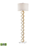 Castile 62'' High 1-Light Floor Lamp - Gold Leaf - Includes LED Bulb D2932-LED Elk Home