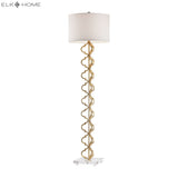 Castile 62'' High 1-Light Floor Lamp - Gold Leaf D2932 Elk Home