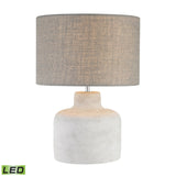 Rockport 17'' High 1-Light Table Lamp - Polished Concrete - Includes LED Bulb D2950-LED Elk Home