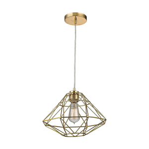 Paradigm 13'' Wide 1-Light Pendant - Gold D2963 Elk Home