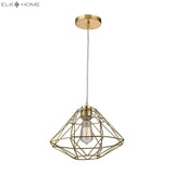 Paradigm 13'' Wide 1-Light Pendant - Gold D2963 Elk Home