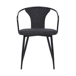 English Elm Lacey Swivel Barstool Matte Iron Base Faux Leather Seat Mid-century Kitchen Bar B2736P464877