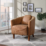 OSP Home Furnishings Aron Tub Chair Brown