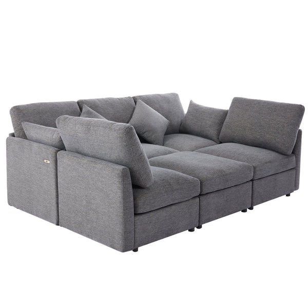English Elm Swivel Barrel Accent Chair Chenille Tufted Round Club Seat for Living Room Lounge N719S002130E