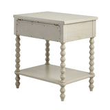 Madison Park Signature Beckett Traditional Nightstand MPS136-0288 Antique Cream