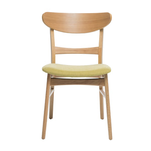 English Elm Christopher Knight Home® - Dining Chair - Plush Green Upholstered Seat With Mid-Century Modern Design And Sturdy Wood Legs 58915.00GTE