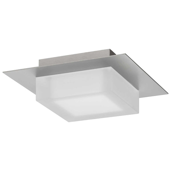English Elm 8 Inch Square Led Flush Mount Dimmable Ceiling Light with Selectable Color Temperature Chrome B370P399079