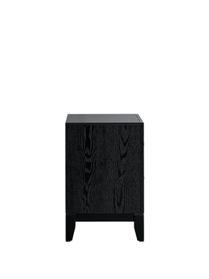 English Elm Glasgow Nightstand with Two Dovetail Drawers, Sleek Hardware and Deep Storage for Modern Bedrooms Black 24 L x 26 W x 19 H B078P349546