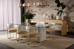 Sunpan ROWENA Console Table – Modern Burl Veneer Entryway Table with Sculptural Design for Sophisticated Decor 112668