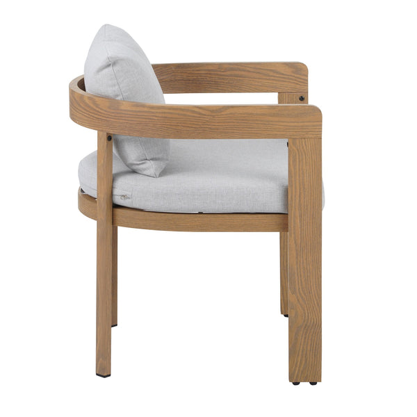 English Elm Christopher Knight Home® - Elko 3-Piece Outdoor Dining Set: Stylish Acacia Wood Table & Teak-Finished Chairs With Cushions ELKOJANI3PCDSETT